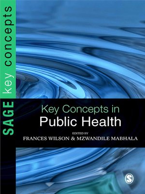 cover image of Key Concepts in Public Health